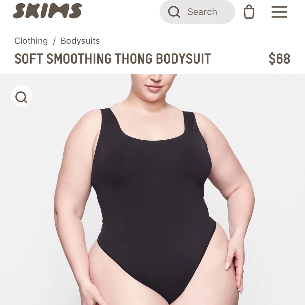 Skims smoothing thong bodysuit